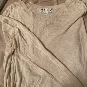 Créame color long sleeve sweater